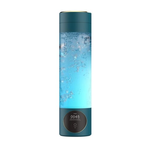 hydrogen rich water bottle green